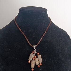 Brown Beaded Necklace